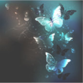 Mint-Night-Schmetterlinge Aufkleber (Vorderseite)