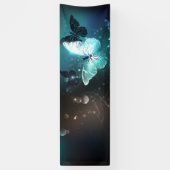 Mint-Night-Schmetterlinge Banner (Vertikal)