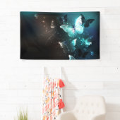 Mint-Night-Schmetterlinge Banner (Insitu)