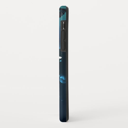 Mint-Night-Schmetterlinge Case-Mate iPhone Hülle (Hinten/Links)