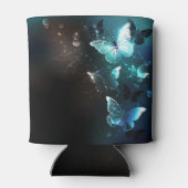 Mint-Night-Schmetterlinge Dosenkühler (Rückseite)