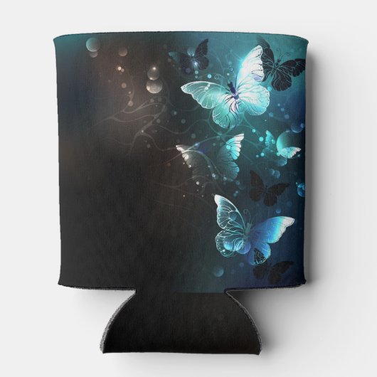 Mint-Night-Schmetterlinge Dosenkühler (Rückseite)