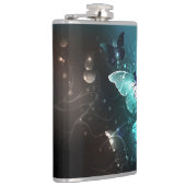 Mint-Night-Schmetterlinge Flachmann (Rechts)