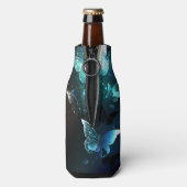Mint-Night-Schmetterlinge Flaschenkühler (Flasche Rückseite)