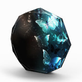 Mint-Night-Schmetterlinge Fotoblock (Rechts)