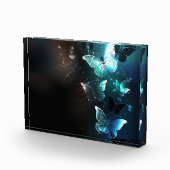 Mint-Night-Schmetterlinge Fotoblock (Rechts)