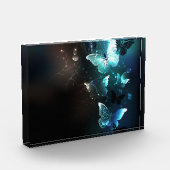 Mint-Night-Schmetterlinge Fotoblock (Links)