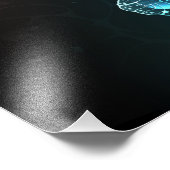 Mint-Night-Schmetterlinge Fotodruck (Ecke)