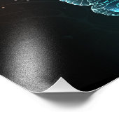 Mint-Night-Schmetterlinge Fotodruck (Ecke)