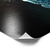 Mint-Night-Schmetterlinge Fotodruck (Ecke)