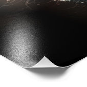 Mint-Night-Schmetterlinge Fotodruck (Ecke)