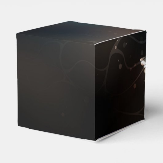 Mint-Night-Schmetterlinge Geschenkschachtel (Rückseite)