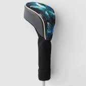 Mint-Night-Schmetterlinge Golf Headcover (angewinkelt)