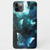 Mint-Night-Schmetterlinge iPhone Hülle (Rückseite)