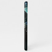 Mint-Night-Schmetterlinge iPhone Hülle (Rechte Seite)