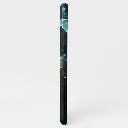 Mint-Night-Schmetterlinge iPhone Hülle (Rechte Seite)