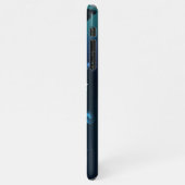 Mint-Night-Schmetterlinge iPhone Hülle (Linke Seite)