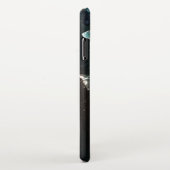 Mint-Night-Schmetterlinge iPhone Hülle (Rechte Seite)