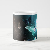 Mint-Night-Schmetterlinge Jumbo-Tasse (Vorderseite)