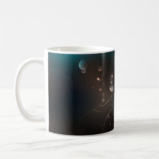 Mint-Night-Schmetterlinge Kaffeetasse (Links)