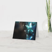 Mint-Night-Schmetterlinge Karte (Vorderseite)