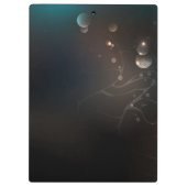 Mint-Night-Schmetterlinge Klemmbrett (Rückseite)