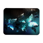 Mint-Night-Schmetterlinge Magnet (Horizontal)