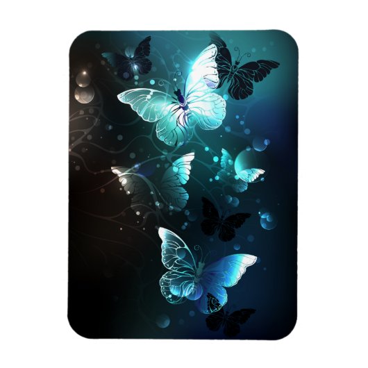 Mint-Night-Schmetterlinge Magnet (Vertikal)