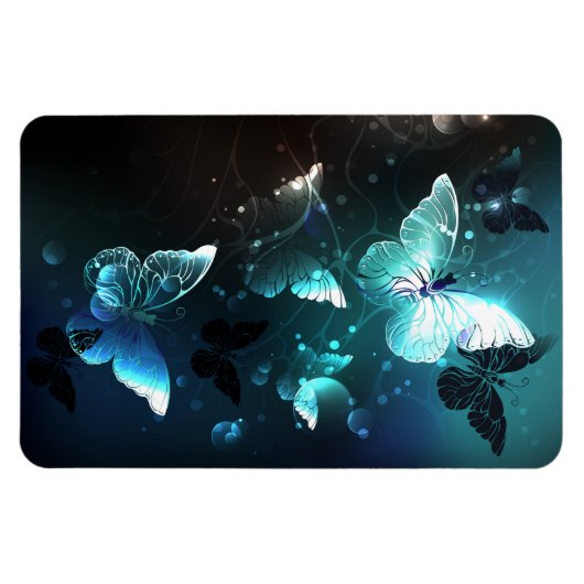 Mint-Night-Schmetterlinge Magnet (Horizontal)