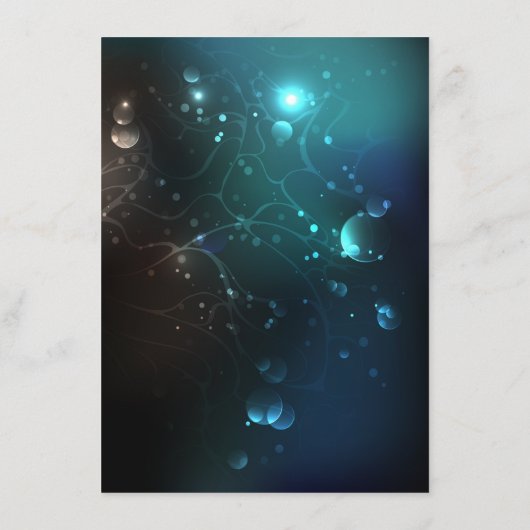 Mint-Night-Schmetterlinge Menükarte (Rückseite)