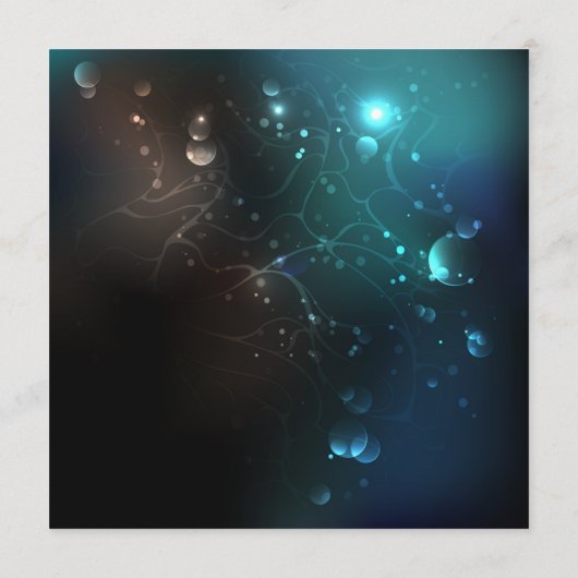 Mint-Night-Schmetterlinge Menükarte (Rückseite)