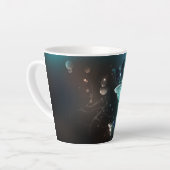 Mint-Night-Schmetterlinge Milchtasse (Linke Ecke)