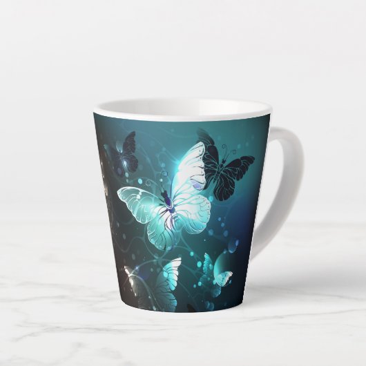 Mint-Night-Schmetterlinge Milchtasse (Rechte Ecke)