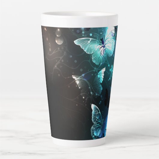 Mint-Night-Schmetterlinge Milchtasse (Vorderseite)