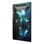 Mint-Night-Schmetterlinge Mini Klemmbrett (Gewinkelt2)