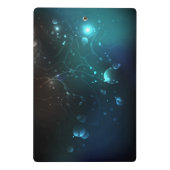 Mint-Night-Schmetterlinge Mini Klemmbrett (Rückseite)