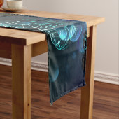 Mint-Night-Schmetterlinge Mittelgroßer Tischläufer (Beispiel)