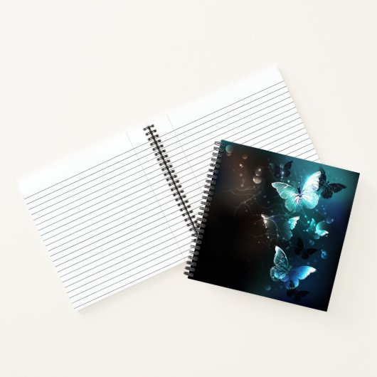 Mint-Night-Schmetterlinge Notizblock (Innenseite)