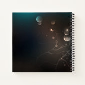 Mint-Night-Schmetterlinge Notizblock (Rückseite)