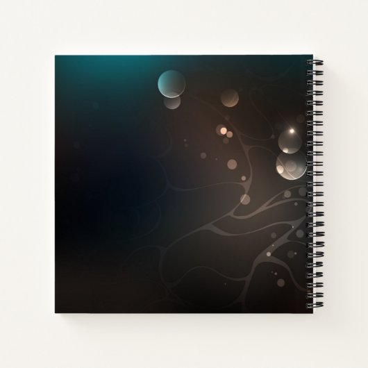 Mint-Night-Schmetterlinge Notizblock (Rückseite)