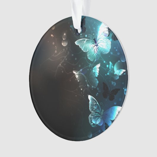 Mint-Night-Schmetterlinge Ornament (Vorderseite)
