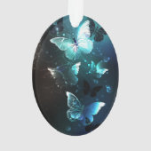 Mint-Night-Schmetterlinge Ornament (Rückseite)