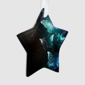 Mint-Night-Schmetterlinge Ornament (Vorderseite)