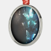Mint-Night-Schmetterlinge Ornament Aus Metall (Links)
