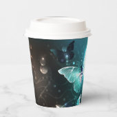 Mint-Night-Schmetterlinge Pappbecher (Links)