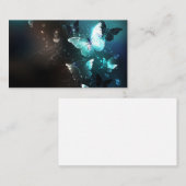 Mint-Night-Schmetterlinge Platzkarte (Vorne/Hinten)