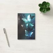 Mint-Night-Schmetterlinge Post-it Klebezettel (Büro)