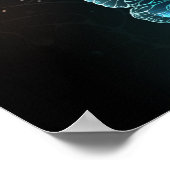 Mint-Night-Schmetterlinge Poster (Ecke)