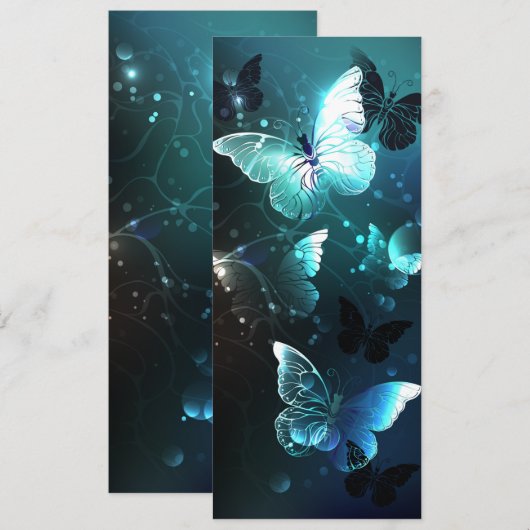 Mint-Night-Schmetterlinge Programm (Vorne/Hinten)