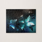 Mint-Night-Schmetterlinge Puzzle (Horizontal)